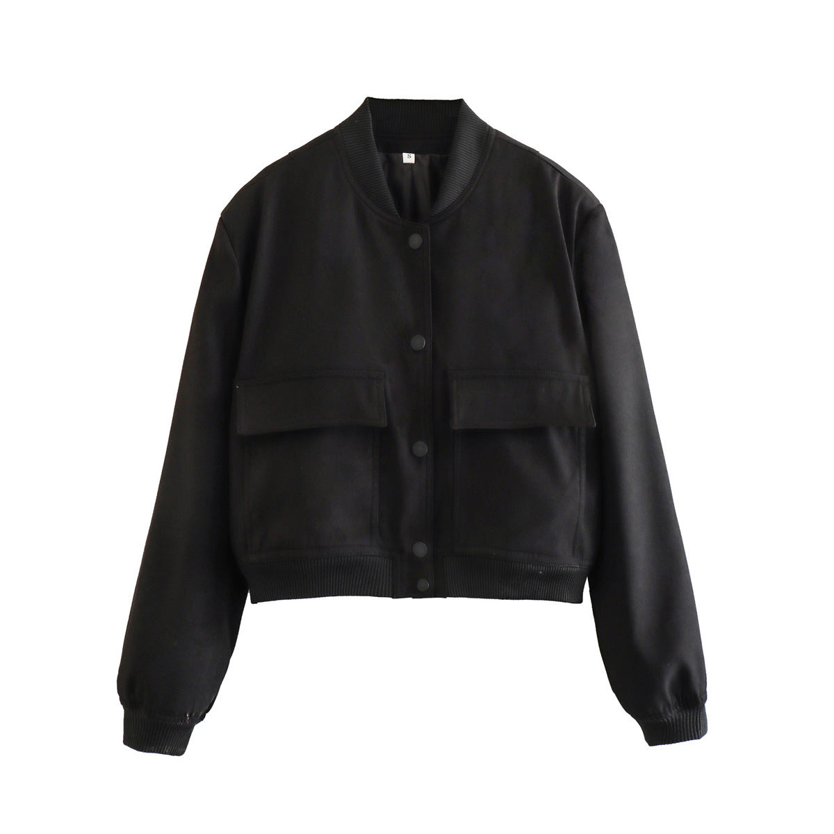 Bomber Jacket with Square Pockets