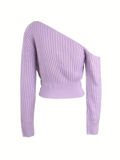 Ribbed Crop Sweater