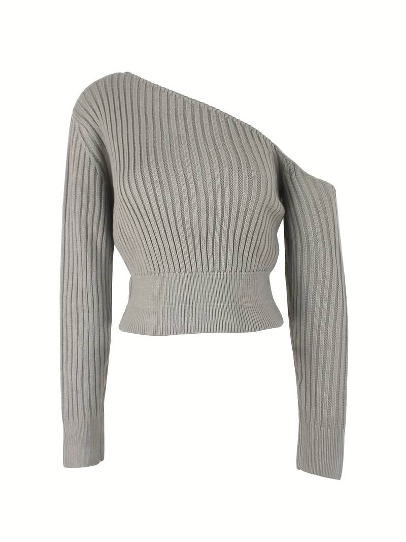 Ribbed Crop Sweater