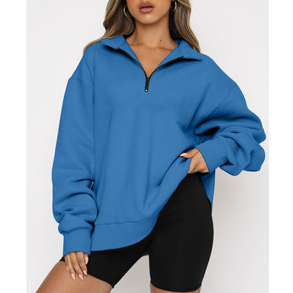 Zip Collar Sweatshirt