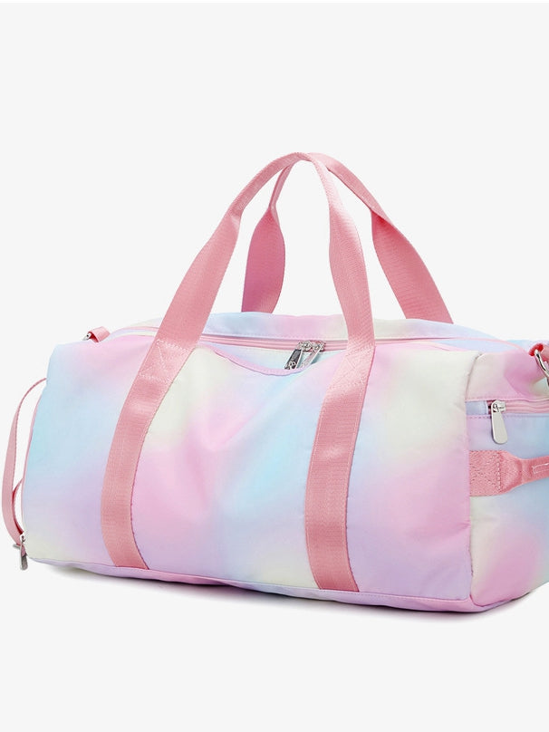 Female Fashion Rainbow Ombre Color Sports Bags