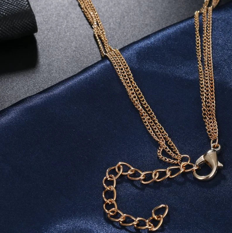 Multi-layer coin necklace