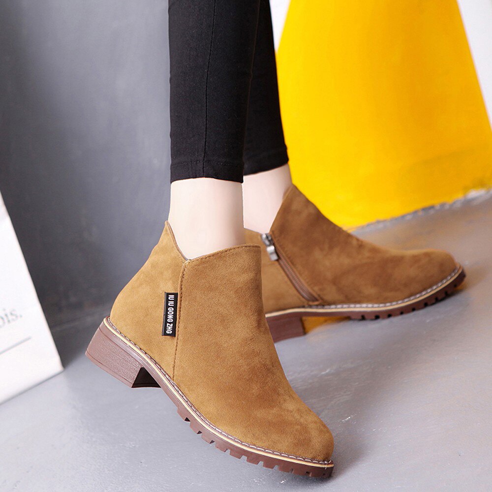 Flat Ankle Boots