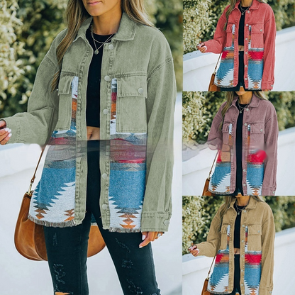 Patchwork Washed Jacket