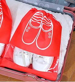 Drawstring Shoe Storage Bag