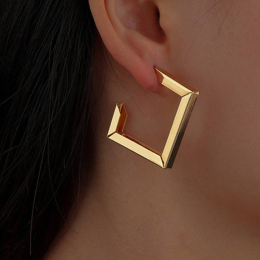 Square Hoop Earrings