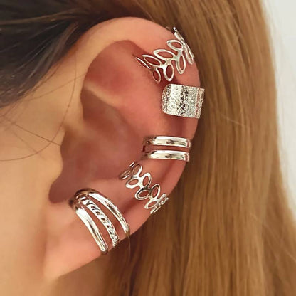 Ear Cuff Set Silver