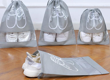 Drawstring Shoe Storage Bag