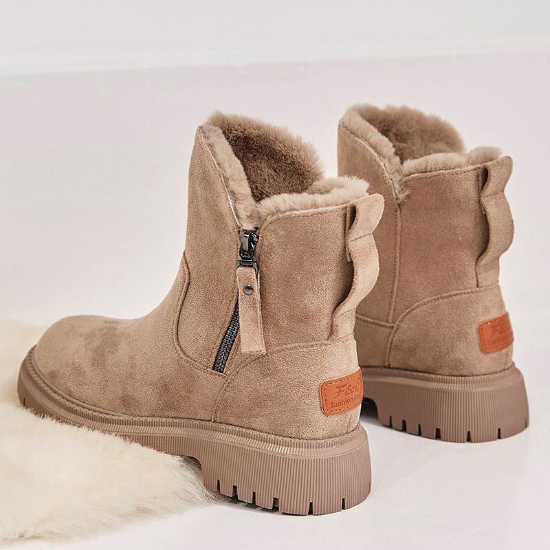 Faux Suede Ankle Boots