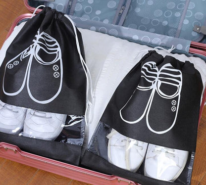 Drawstring Shoe Storage Bag