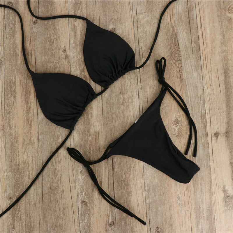 Halter Neck Tie Bikini