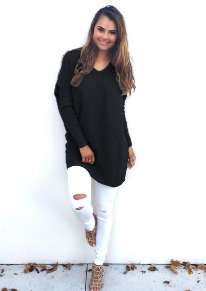 Women's V-Neck Sweater