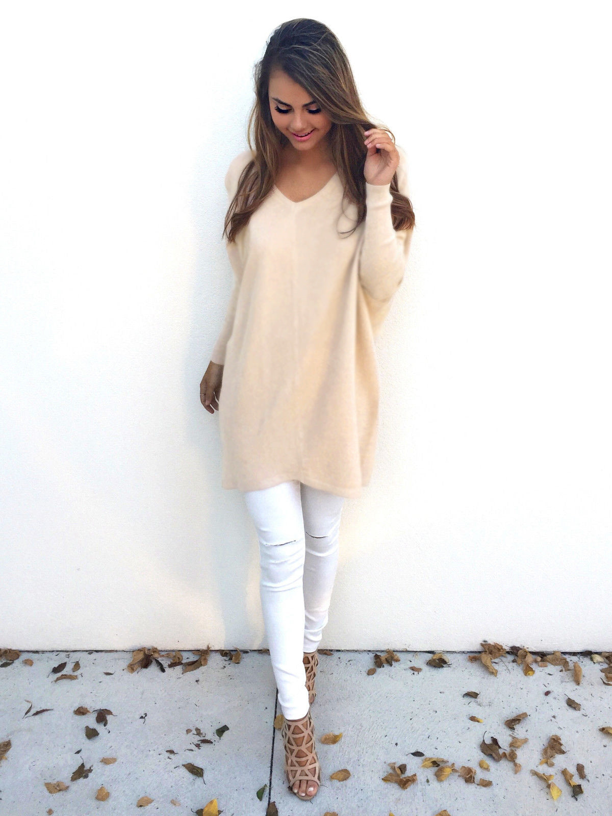 Women's V-Neck Sweater