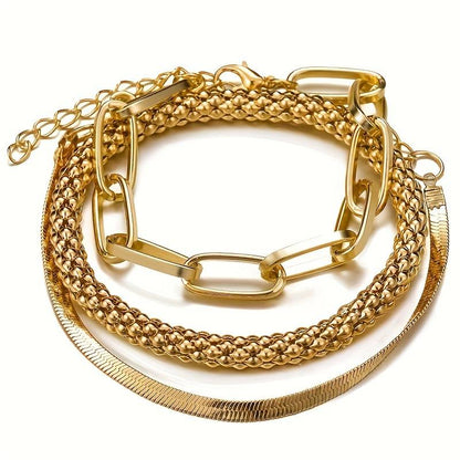 Vintage Gold Bracelet set