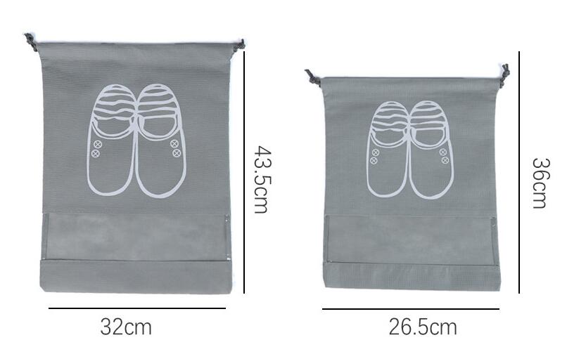 Drawstring Shoe Storage Bag