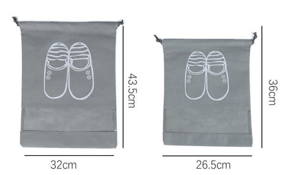 Drawstring Shoe Storage Bag