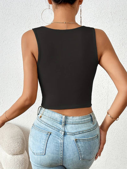 Square neck tank top