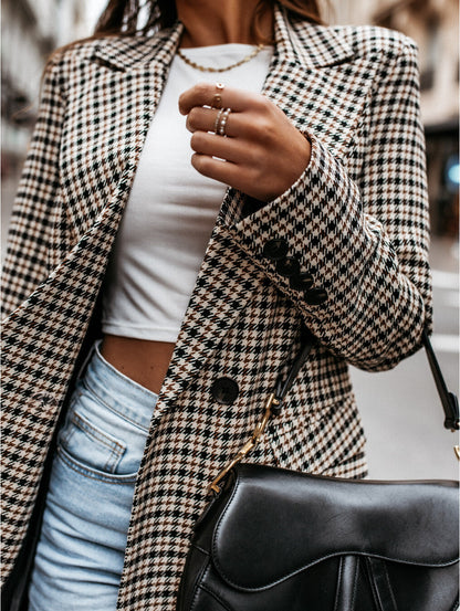 Plaid Blazer jacket