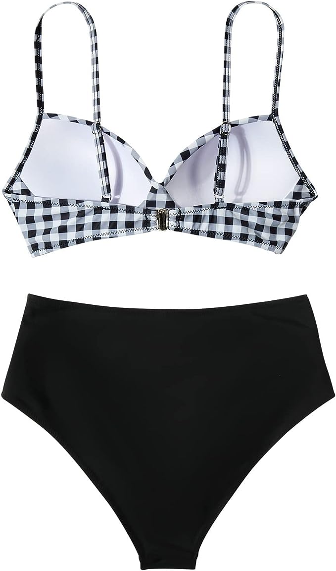 High waisted bikini set