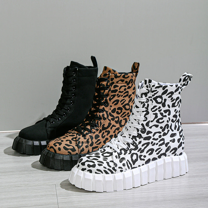 Leopard Print Boots