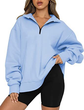 Zip Collar Sweatshirt