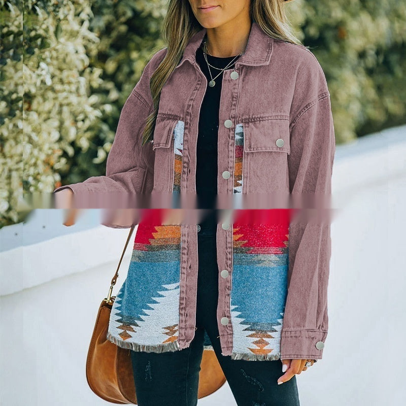 Patchwork Washed Jacket