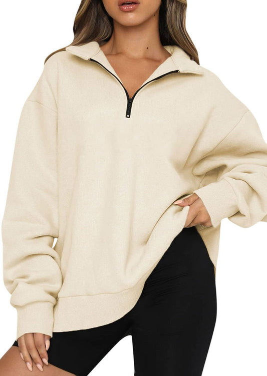 Zip Collar Sweatshirt