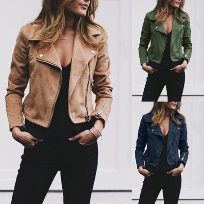 Faux Suede Jacket