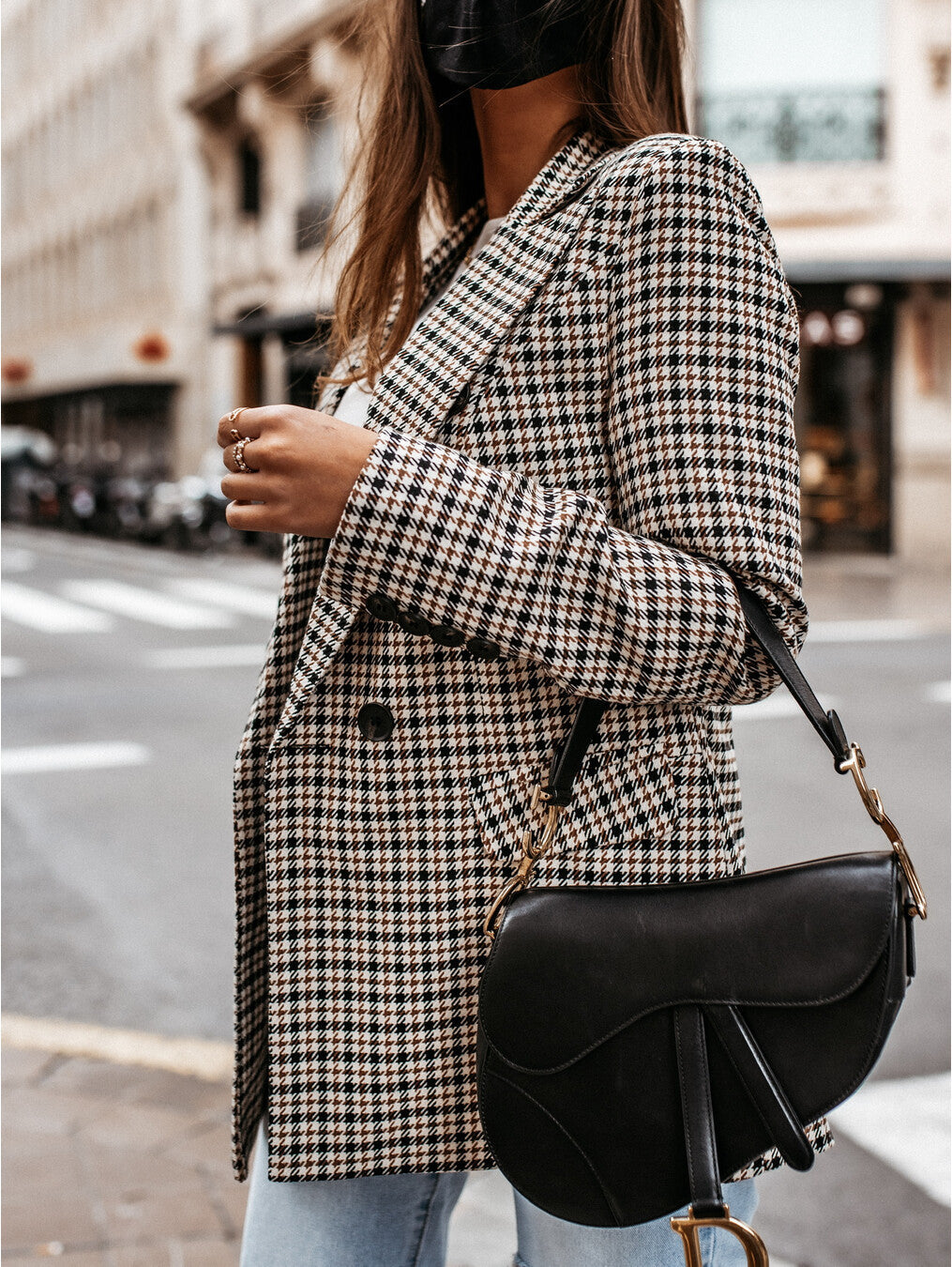 Plaid Blazer jacket