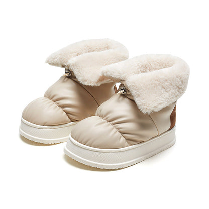 Fleece Lined Plush Boots