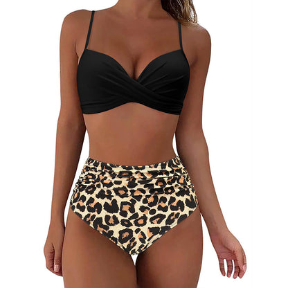 High waisted bikini set