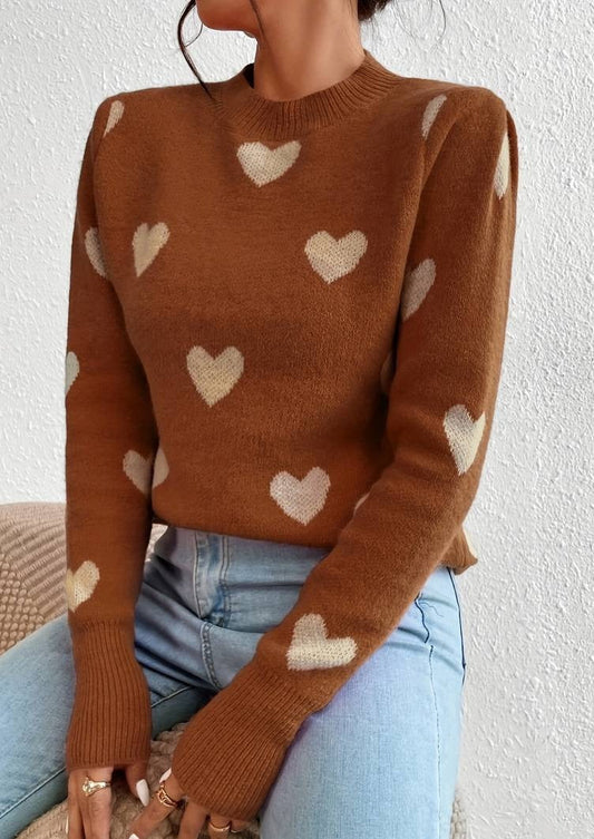 Heart Crew Neck Sweater