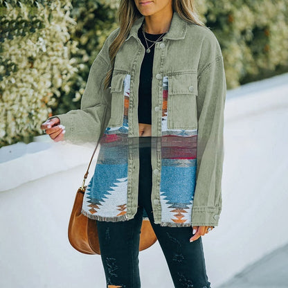 Patchwork Washed Jacket