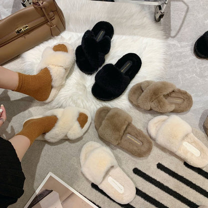 Fur Slippers