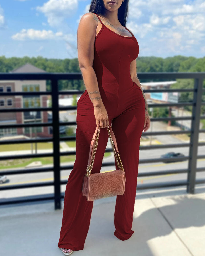 Spaghetti Strap Jumpsuit