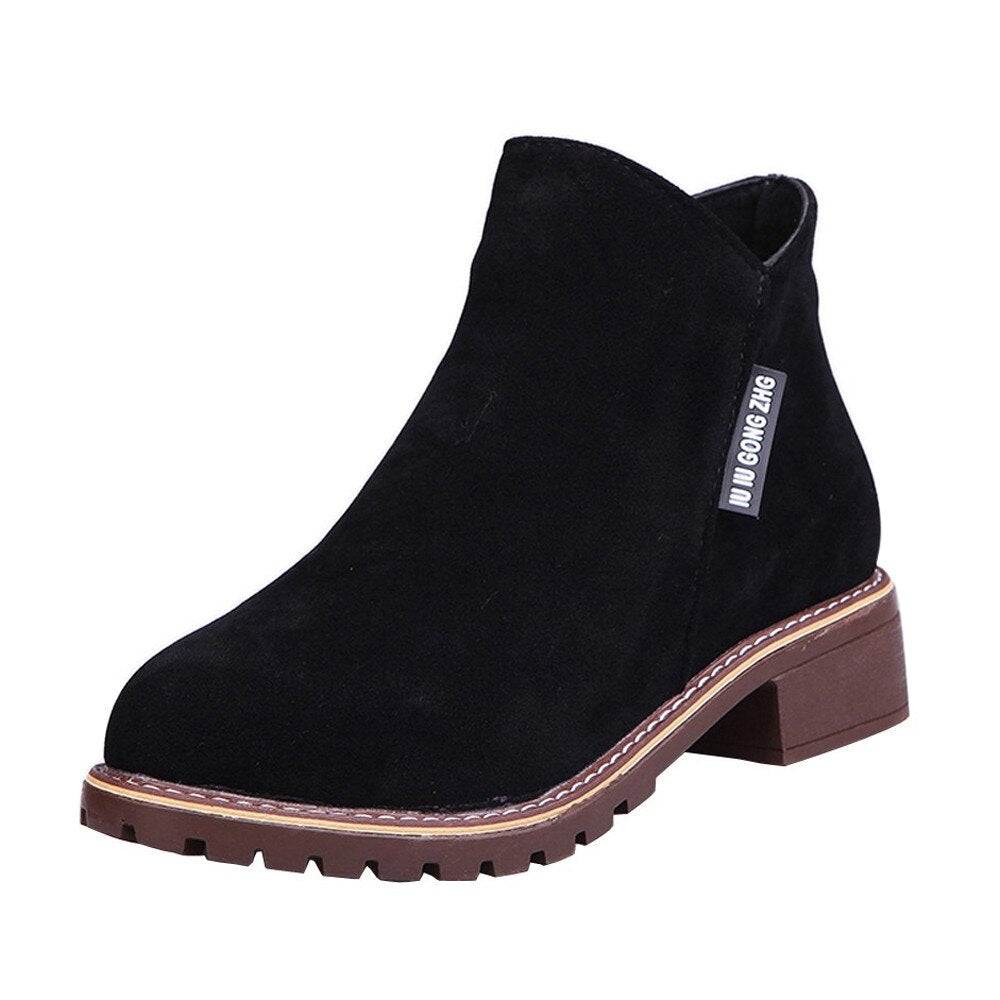 Flat Ankle Boots