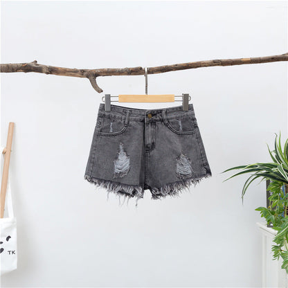 High Waisted Denim Shorts