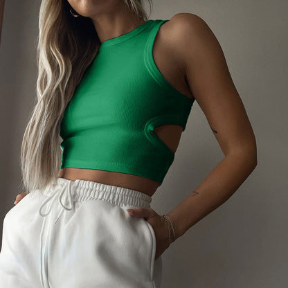 Cut out crop top