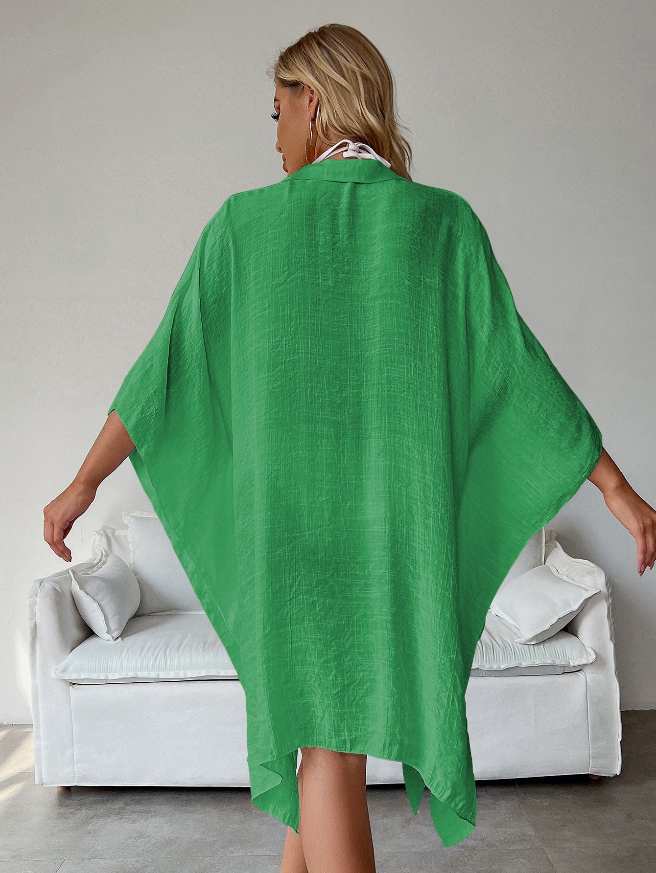 Oversized Batwing Beach Shirt