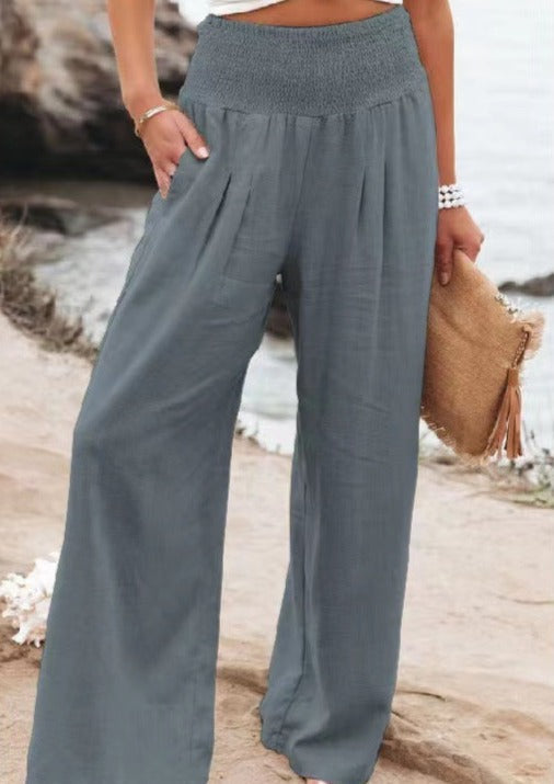 Wide-Leg Trousers