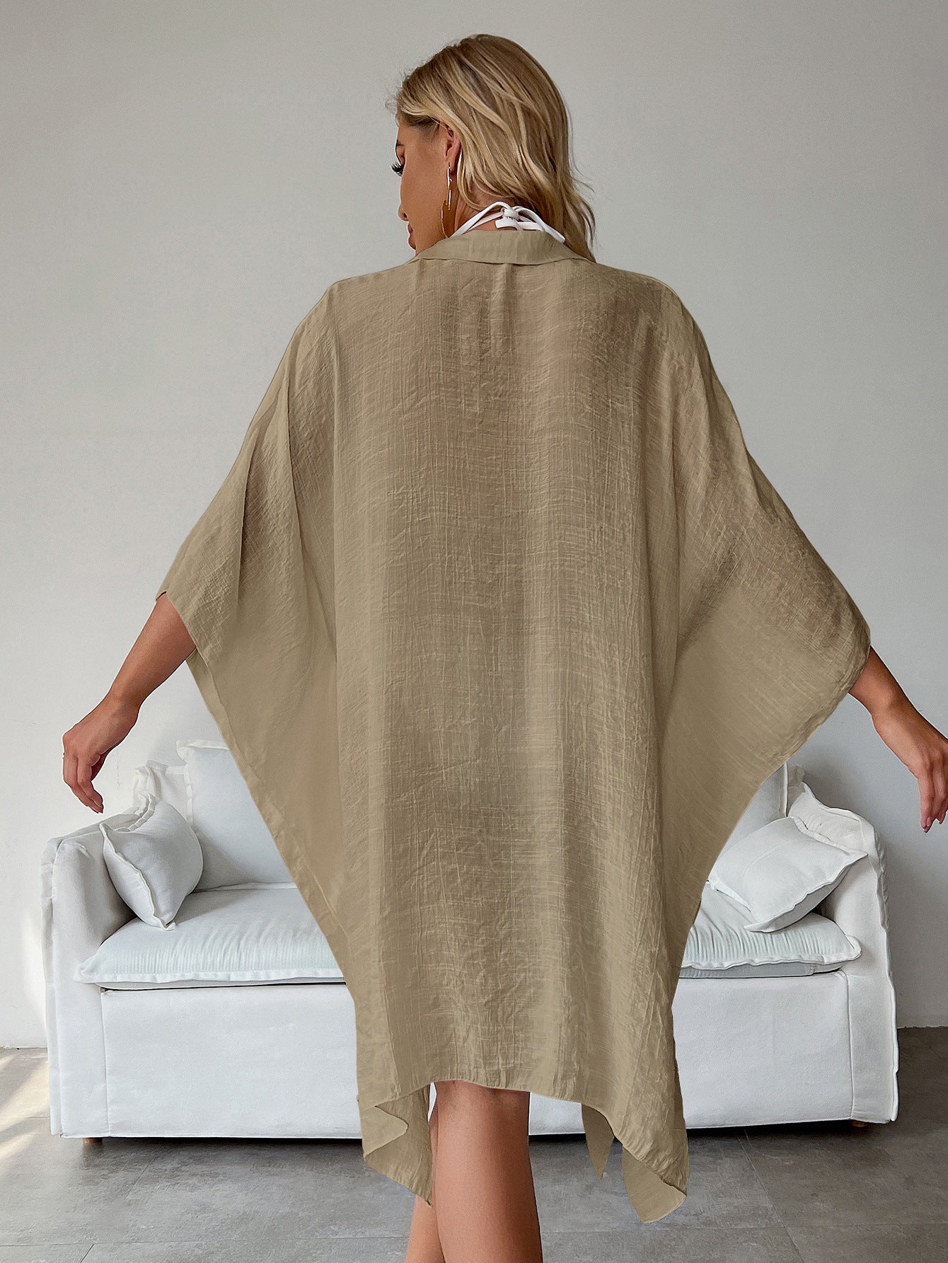 Oversized Batwing Beach Shirt