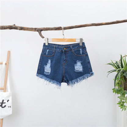 High Waisted Denim Shorts