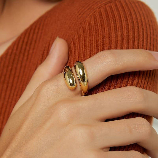 Gold plated ring