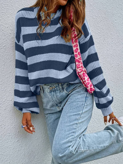 Striped Crew Neck Sweater