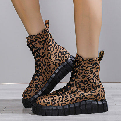 Leopard Print Boots