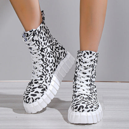 Leopard Print Boots