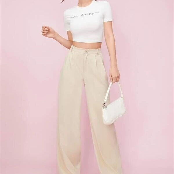 Wide-leg Trousers