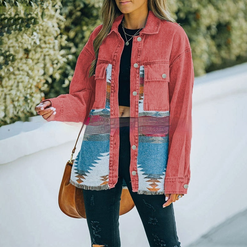 Patchwork Washed Jacket