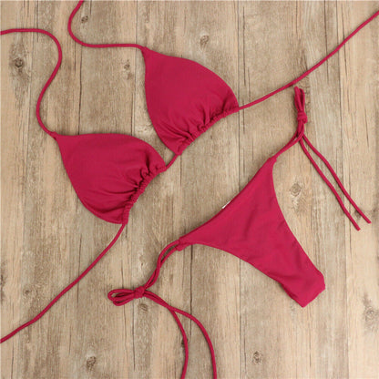 Halter Neck Tie Bikini