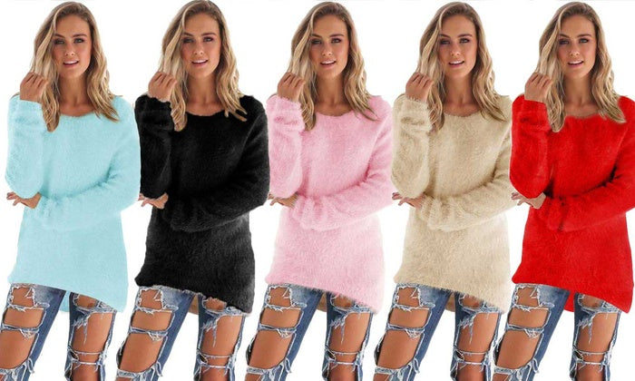 Women's Fluffy Jumper